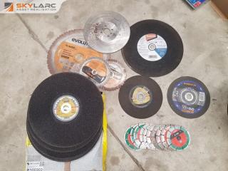 Lot of Assorted Blades, Cutting Discs Etc