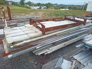 Large Pallet of Roofing Steel