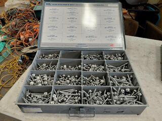 EDL Fasteners Metal Case with Assorted HWF Screws and Fasteners