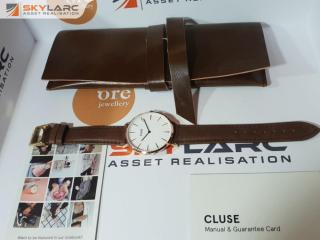 Cluse La Bohème Gold/Brown Watch