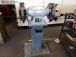 Hafco MetalMaster BG-12 3-Phase Bench Grinder w/ Stand