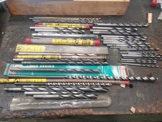 Large Lot of Long Series Drill Bits