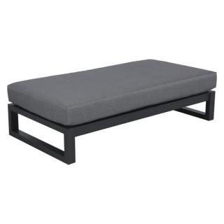 4 Seasons Rio Outdoor Rectangle Ottoman/ Coffee Table - Charcoal