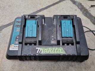 Makita 18V LXT Dual Port Rapid Optimum Battery Charger DC18RD