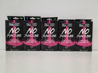 5x Muc-Off No Puncture Tubeless Sealant Kits