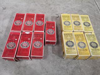 13x Boxes of Winchester Industrial Anchor Disk Loads, 25cal