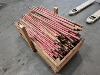 Large Quantity Of Steel Building Stakes