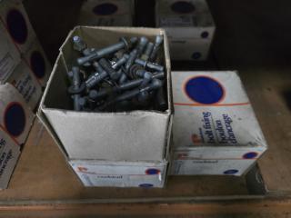 3 Boxes of Concrete Anchor Bolts