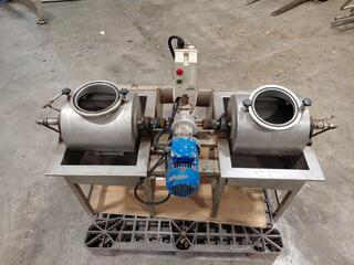 Double Drum Stainless Steel Tumbler with CMG Three Phase Motor