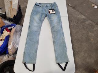 iXon Cathelyn Woman's Stineash Denin Armoured Pants, Size 2XL, New