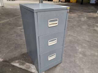 Vintage 3-Drawer Office File Cabinet by Precision