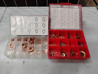 Copper washer assortment sets