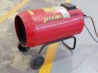 Jetfire J25/A mobile industrial direct gas-fired air heater