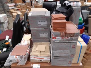 Lot of Assorted Terracotta Tiles