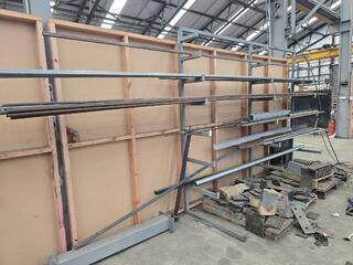 Steel Rack and Contents 