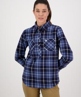 Swanndri Woman's Barn Long Sleeve Shirt, Size 16