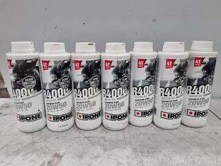 Ipone R4000RS Synthetic Plus Motor Oil 20W50, 7x 1L Bottles