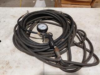 Blackridge air hose with pressure gauge inflator
