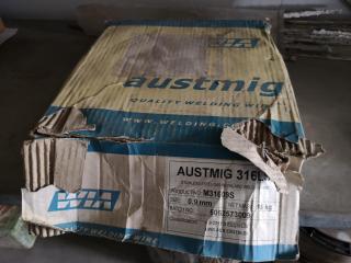 Austmig 316LSI Stainless Steel Gas Metalarc Welding Wire, 0.9mm Size