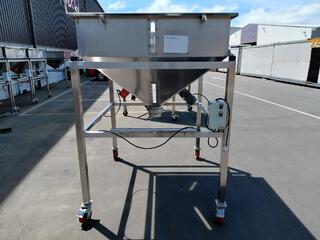Stainless Steel Blending Bin with Motors and Control Box