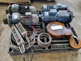 Assorted Demag Branded Lifting Crane Parts / Components