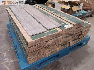 120x Wood-like Ceramic Floor Tiles, 23.33m2