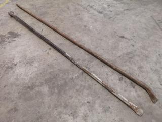 Large Crow Breaker Bar w/ Large Chisel