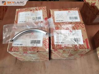 4 Boxes of New Hafele Metal Drawer Handles