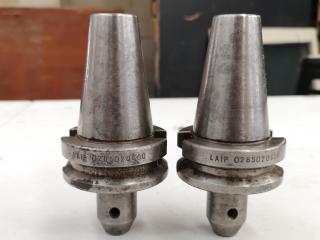 2x LAIP BT40 Tool Holders Type 0285020600