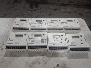 8x Landis+Gyr 5219B-R Three Phase Polyphase Energy Meters