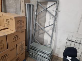 Medium Duty Pallet Racking Type Shelving Assembly