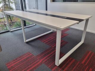 Stylish Modern Board Room Table or Multi Station Office Desk