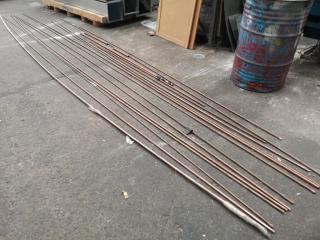 17x Assorted Lengths of Copper Plumbing Pipe