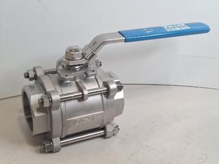 2 & 1/2 inch 316 stainless steel ball valve