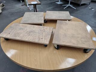 4x Custom.Low Transport Trollies