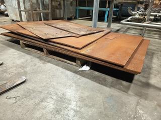 Pallet of Steel Plates 