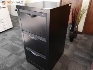 3-Drawer Steel Office Filing Cabinet by Europlan