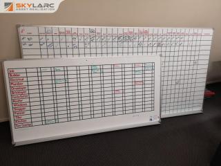 2x Large Office Whiteboards by Quartet