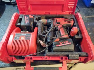 Milwaukee V28 Drill Driver Kit, Faulty Batteries