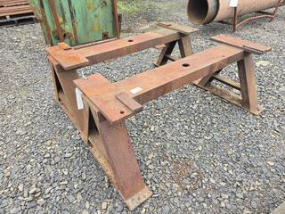 Heavy Duty Steel Sawhorse Platforms