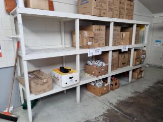 Custom Built Wood Shelving Unit