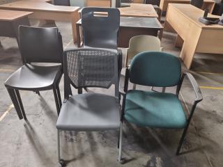 10x Assorted Office Chairs