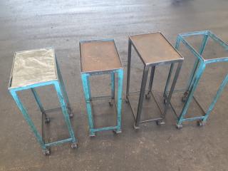 4 Steel Workshop Tables