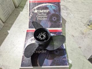 Comprop 3-Blade Propeller Solid Hub, 13 dia x 19 pitch Right Hand, M3549H