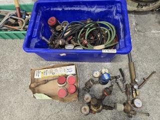 Box of Gas Welding and Cutting Accessories