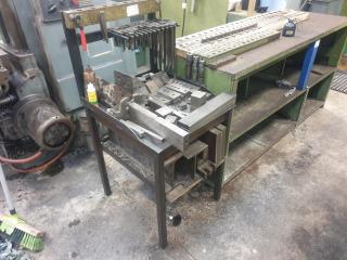 Steel Workbench of Mill Accessories