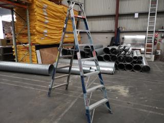 Ullrich 2.4m Aluminium Step Ladder