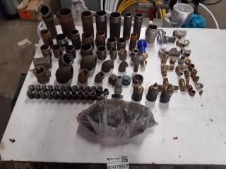 Large Assortment of Pipe Connectors