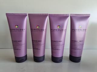 4 Pureology Hydrate Soft Softening Treatments 