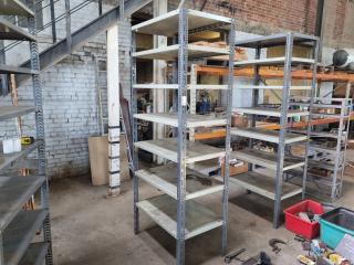 Medium Duty Freestanding Steel Workshop Shelving Unit by Dexion